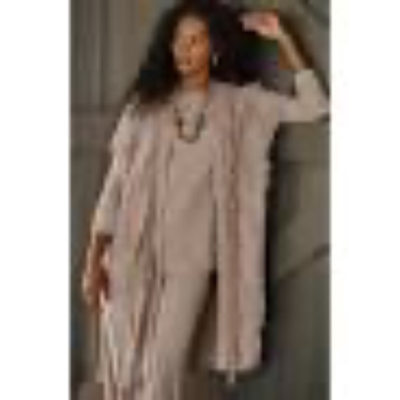 NWT J.JILL XL LIGHT MOCHA HEATHER WIDE LEG PANTS PLEATED - Picture 9 of 9